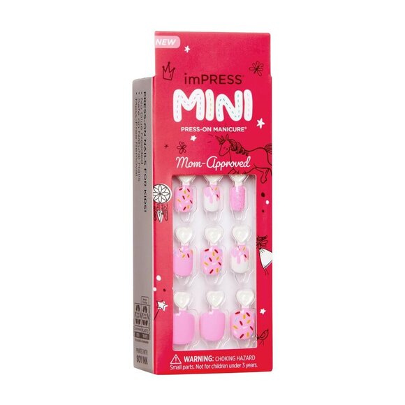 No Glue Mani Press On Nails, Mini Press-On Manicure for Kids, 'Super Duper', Pin - Picture 10 of 11